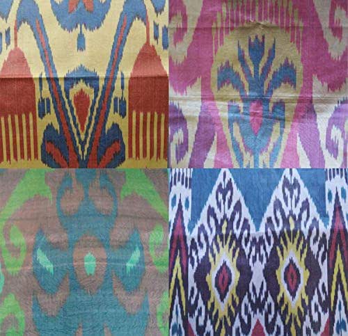 Amazon.com: TAJIK HAND-MADE HANDCRAFTED WOVEN SILK COTTON IKAT ADRAS