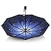 AYL Windproof Travel Umbrella 1lb- with Teflon Coating (Starry Night)
