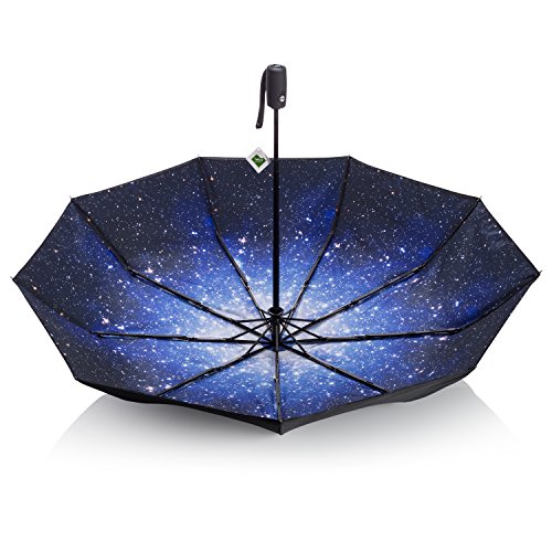 AYL Windproof Travel Umbrella Small - with Teflon Coating (Starry Night) - Thumbnail 2