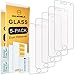 Mr.Shield [5-PACK] Designed For Motorola Moto G5 Plus/Moto G Plus (5th Generation) [Tempered Glass] Screen Protector [0.3mm Ultra Thin 9H Hardness 2.5D Round Edge] with Lifetime Replacement