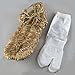 SSJ Tabi Socks Sandals Bleach Cosplay Bleach Wind Straw Sandals (XL, Tabi+Socks)