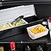 SHANGPEIXUAN Condiment Caddy with Lid Dispenser Tray Bar Fruit Caddy 3 Tray Plastic Garnish Station Great for Home Restaurant Buffets Bars Picnics Refrigerator Barbecue Catering