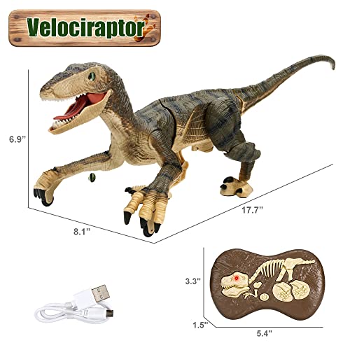 Mini Tudou Remote Control Dinosaur Toys,Electronic Walking Toys with