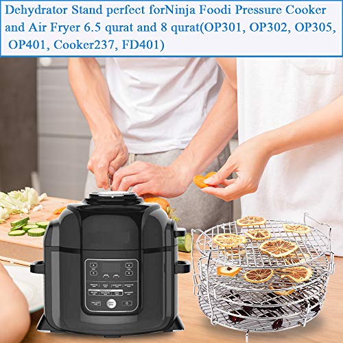 Dehydrator Stand for Ninja Foodi Accesories 6.5&8 Qt, Dehydrator Rack