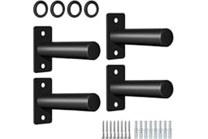 EVERYMATE Weight Plate Holder: Wall Mounted Weight Rack Storage for Olympic Weight Plate,Home Gym Organizer