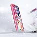 EFFUN iPhone X Waterproof Case, IP68 Certified Waterproof Shockproof Dirtproof Snowproof Case Fully Sealed Underwater Protective Cover with Built-in Screen Protector for iPhone X (5.8 inch) Pink