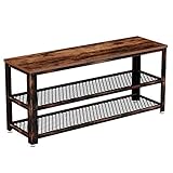 Rolanstar Shoe Bench, 3-Tier Shoe Rack