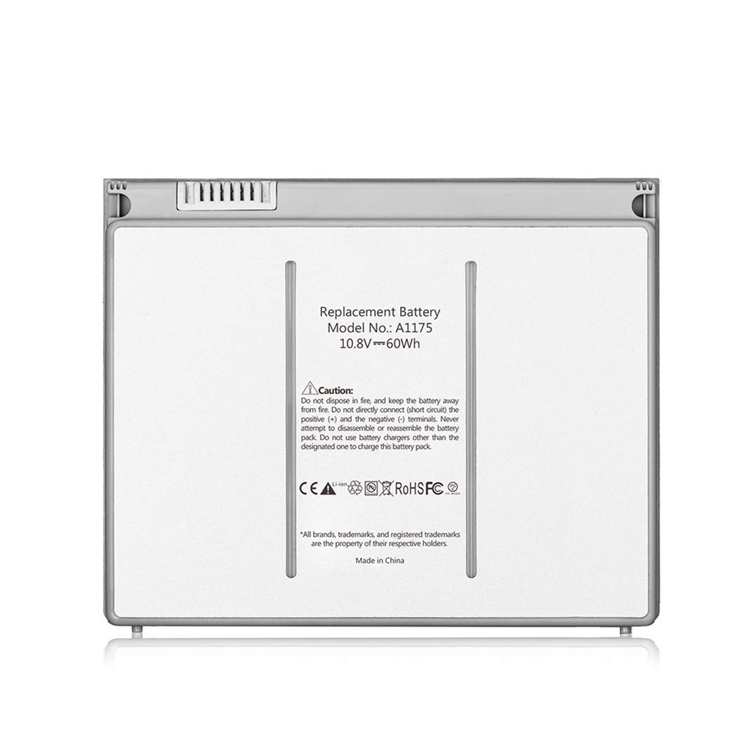 7XINbox 60Wh 10.8V A1175 Laptop Battery compatible with MacBook Pro 15" A1260 A1150 A1211 A1226 (2006 2007 2008 Year) MA348G/A MA463LL/A MA464LL/A MA600LL/A MA680LL/A MA601LL MA466LL/A MA681LL/A