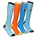 4 Pack 100% Cotton Knee High Socks Long Women Game Of Thrones Editon (M Sizes 9-12, MuLti)