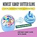iWeller 2018 Jumbo Blue Unicorn Birthday Candy Cake Fluffy Cloud Slime Scented Therapeutic Putty, Cotton Candy Slime Supplies Stress Relief Toy Scented Sludge Toy for Girls and Boys 4 OZ. (Blue Cake)