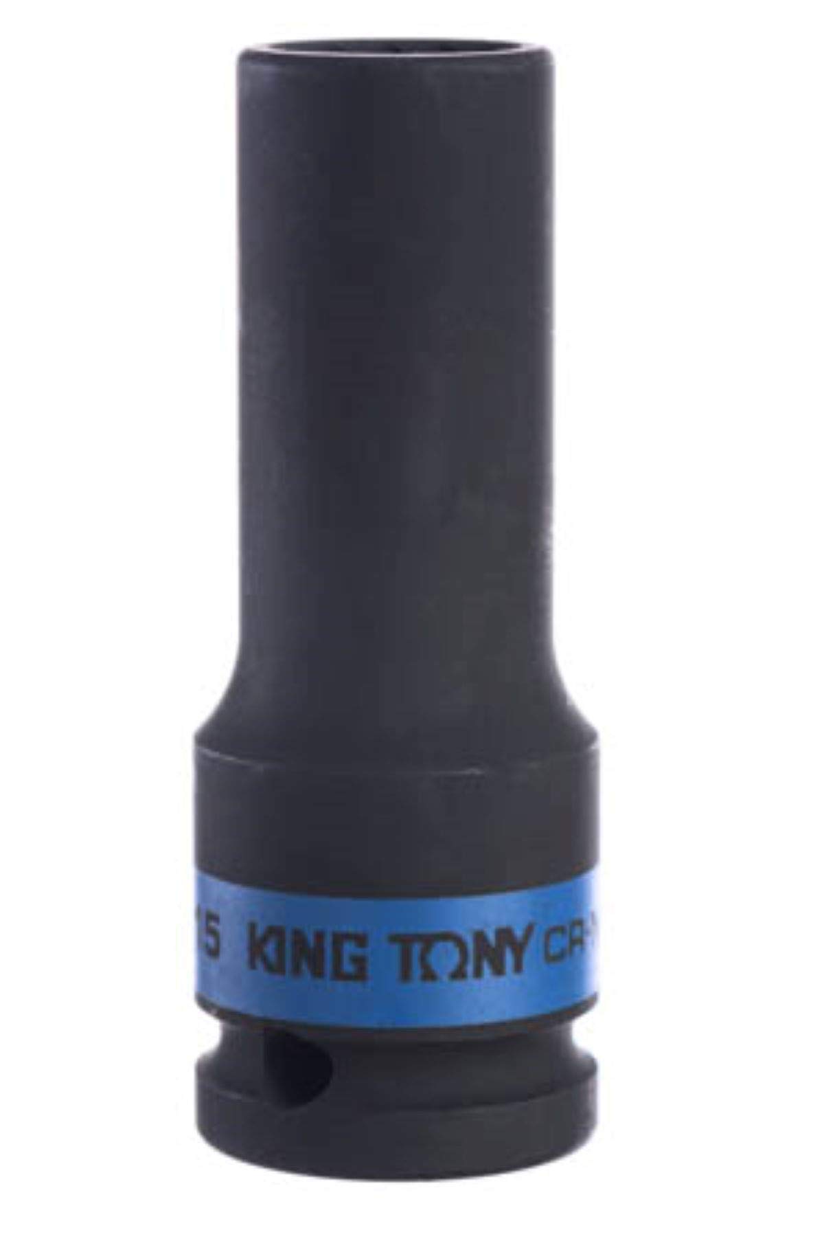 KING TONY 443015M Socket De Impacto Long 1/2" Bi-Hexagonal 15mm for DIYers & Professionals, Ideal for Repair and Installation tasks, 15mm