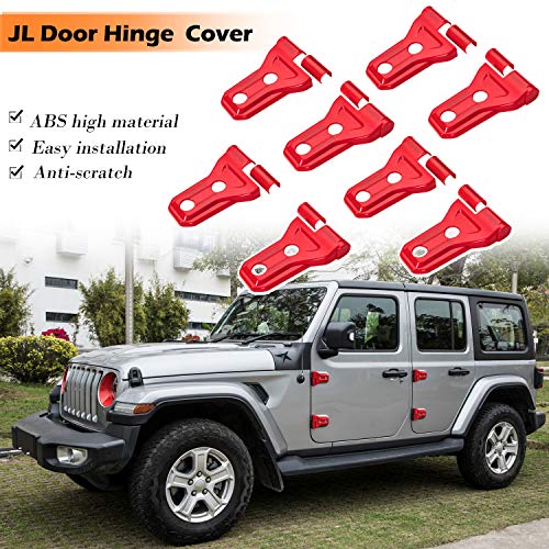 Bonbo Red Door Hinge Cover Trim Exterior Accessories for Bonbo Red Door Hinge Cover Trim Exterior Accessories for