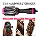 Hot Air Brush One Step Hair Dryer Volumizer Styler Brush,Hair Brush Straightener 2-in-1 Negative Ion Straightening Brush,Salon Reduce Frizz Styling Tools & Appliances Rose Gift for Womenthumb 1