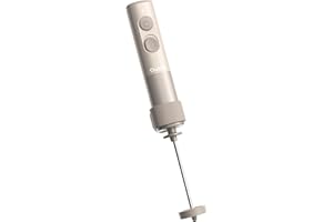 OutIn LattoGo Milk Frother Handheld, Professional Grade Rechargeable Electric Frother for Milk, Mini Mixer & Coffee Blender f