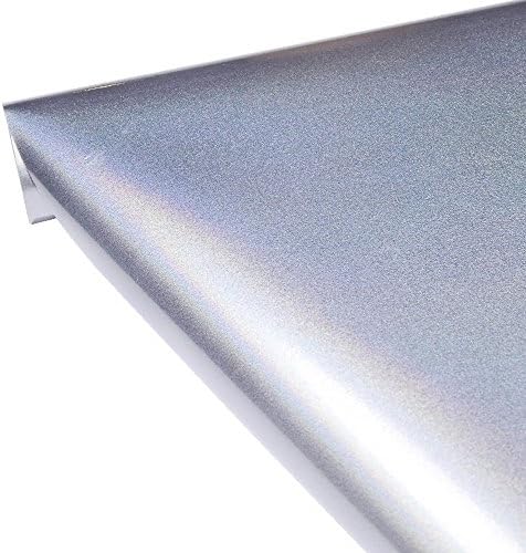 Reflective HTV Heat Transfer Vinyl Roll 12 Inches x 3 Feet (Silver Reflective)
