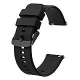 BISONSTRAP Watch Strap 21mm, Quick Release Silicone