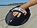 SLYDE Carbon Black Wedge Body Surfing handboard/Handplane with Embedded Camera Attachment, Leash Plug and Adjustable handstrap (Black and Grade A Carbon)