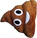 LeBeila Prime Poop Emoji Pillow 32 cm Big Laughing Poo Face Emotion Cushion Open Eyes Stuffed Plush Soft Throw Pillow Toy (1, Brown)