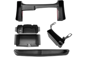 WODHMIEY Center Console Organizer, Gear Shifter Side Storage Box, for JL JLU JU, for JT 2018 to 2023 and Gladiator JT 2020 20