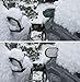 SnowOFF Camouflage Car Side Mirror Snow Covers Set – Protect Auto Exterior Rear View Mirrors from Snow Ice Frost – BONUS Cloth – Automotive Door Armor - Fit Cars, CRVs some SUV - Like Windshield Cover