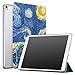 MoKo Case for iPad Pro 10.5 - Slim Lightweight Smart-shell Stand Cover with Translucent Frosted Back Protector for Apple iPad Pro 10.5 Inch 2017 Released Tablet, Starry Night (Auto Wake / Sleep)