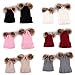 oenbopo 2PCS Parent-Child Hat Winter Warmer, Baby Hat/Women Hat, Mother & Baby Knit Hat Winter Warm Crochet Cap Grey