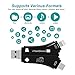 SD Card Reader Adapter, USB Card Reader, Memory Card Reader, Trail Game Camera Viewer for TF/SD Card, Compatible iPhone & PC & Laptop(NO APP Needed)