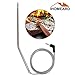 Replacement Temperature Thermometer Meat BBQ Grill Probe Stainless Steel Probes Food Probe For Wireless Digital Thermometer for Cooking, Barbecue/BBQ Grill, Oven, Baking, Roast, Pre-set Temperature