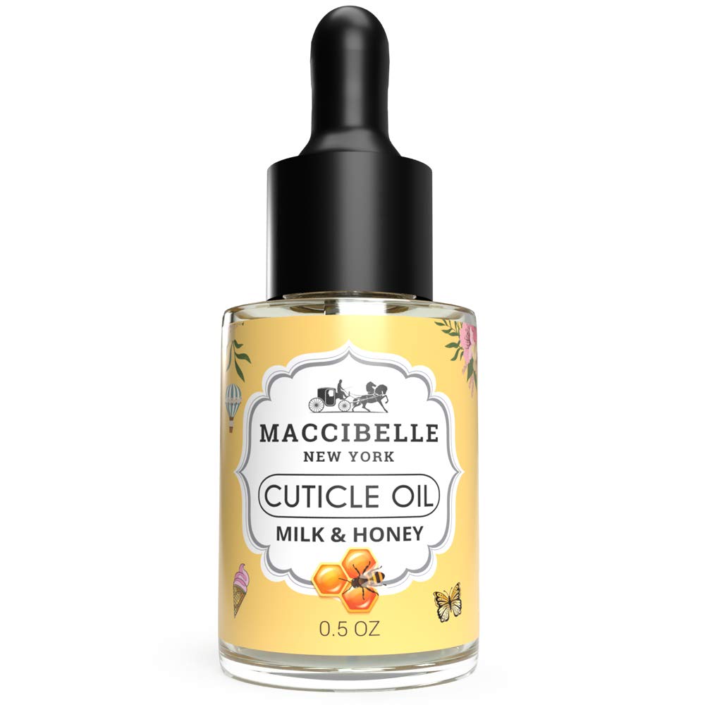 Cuticle Oil Milk and Honey 0.5 oz - Heals Dry Cracked Cuticles