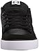 DC Men's Pure Casual Low Top Skate Shoe, Black/Black/White, 11 D D US