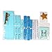 Parlie Blue Birthday Party Decorations, Birthday Party Supplies, Parlie 45pcs Party Decors and Supplies, Set includes Happy Birthday Banner, Paper Tassels, Pompoms and Garland Stars for Boys Blue