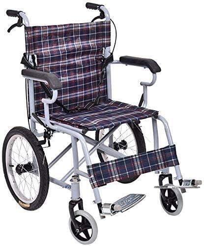 Zxyan 自走用車いす 車椅子スチール車椅子旅行軽量折りたたみ子供の車いす ポータブルセルフpropelの車椅子 耐久性のあるオックスフォード布素材 介助兼用 セール特価 適しました シート幅の41センチメートル 介護