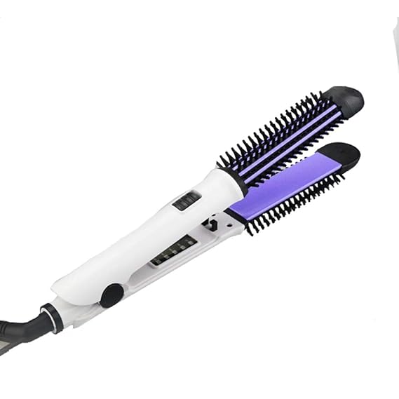 AIYL Lockenstäbe?Lockenstab Elektrische Stylingbürste Haar Fusion Styler Und Stylingbürste Elektrische Rundbürste,Temperatur 