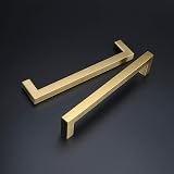 Goldenwarm 5 Pack Gold Cupboard Handles 320mm Center 332mm Overall view 7