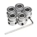3D Printer Timing Belt Pulley, DROK 5PCS Aluminum GT2 Timing Belt Pulley 20 Teeth Bore 8mm Width 6mm and Wrench for RepRap 3D Printer Prusa i3