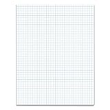 TOPS Cross Section Pad, 1 Pad, 4 Squares/Inch, Quadrille Rule, Letter Size, White, 50 Sheets/Pad, 1 Pad (35041)