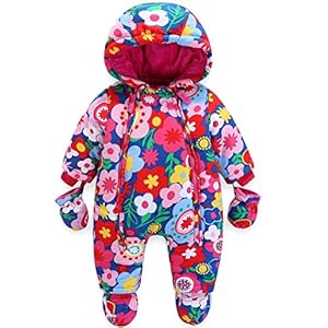Baby winteroverall met capuchon rompers met handschoenen en voetjes meisjes jongens warme kledingset