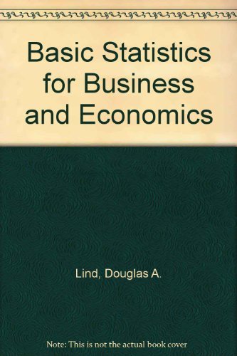 Basic Statistics for Business and Economics: Lind, Douglas A., Mason ...