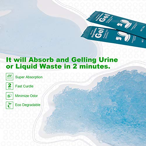 etop Degradable Gel Poo Powder RV Toilet Liquid Waste Treatment