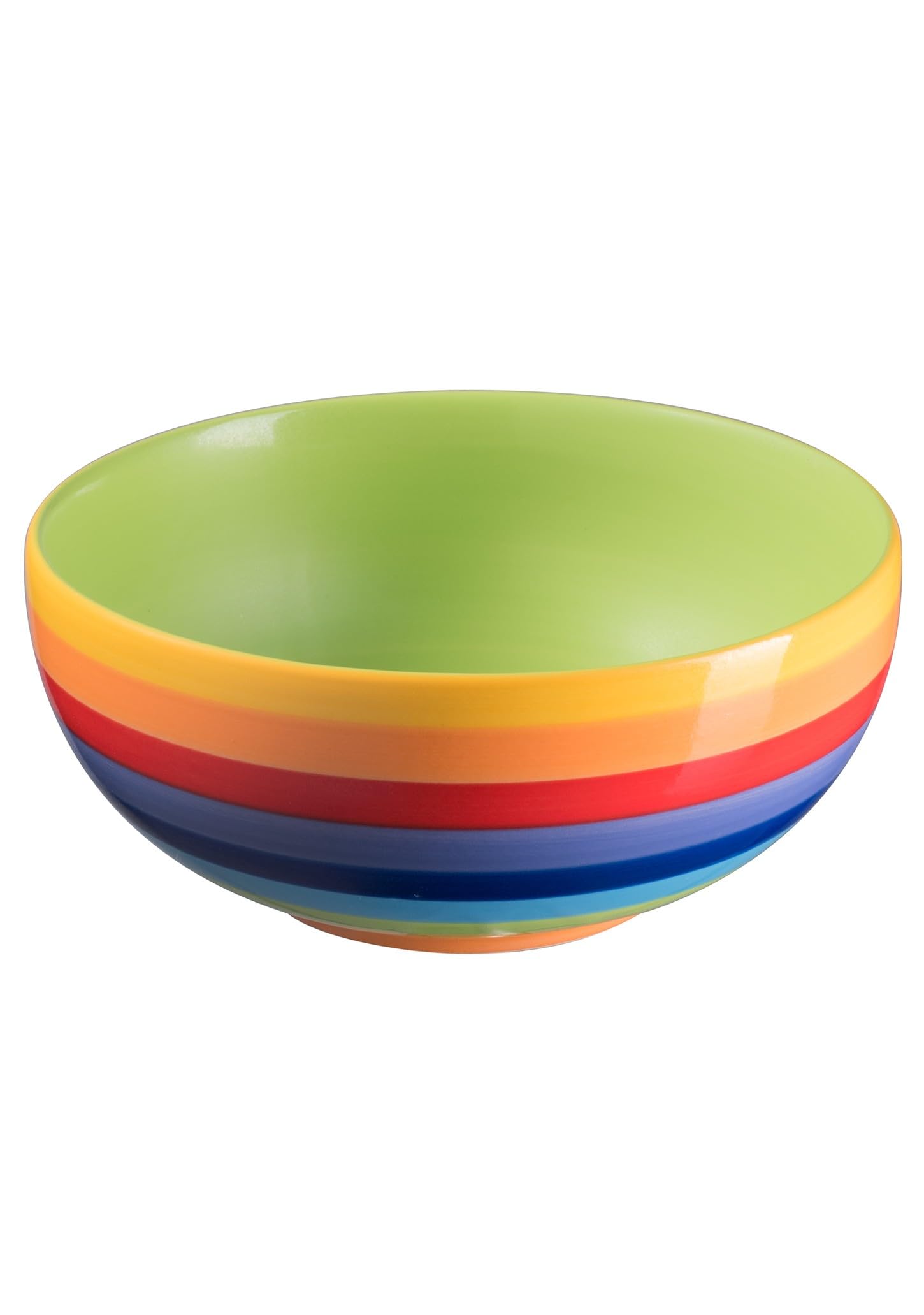 Buddha-Buddha Rainbow Stripe Ceramic Bowl