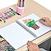 Sketch Drawing Pads For Kids, Spiral Hardbound Art Sketchbook for Boys and Girls, 100 Sheets