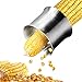 Sunnyac Stainless Steel Corn Remover, Durable Concave Corn Cob Peeler, Quick Stripping Tool With Sharp Blade, Little Kitchen Gadget, Easy To Use and Clean