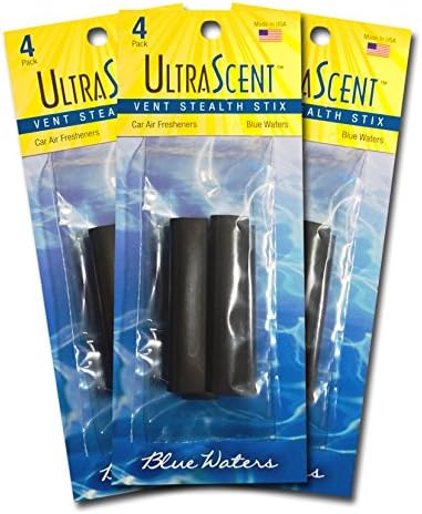 UltraScent Vent Stealth Stix Blue Waters 4-Pack (10 packs/box)