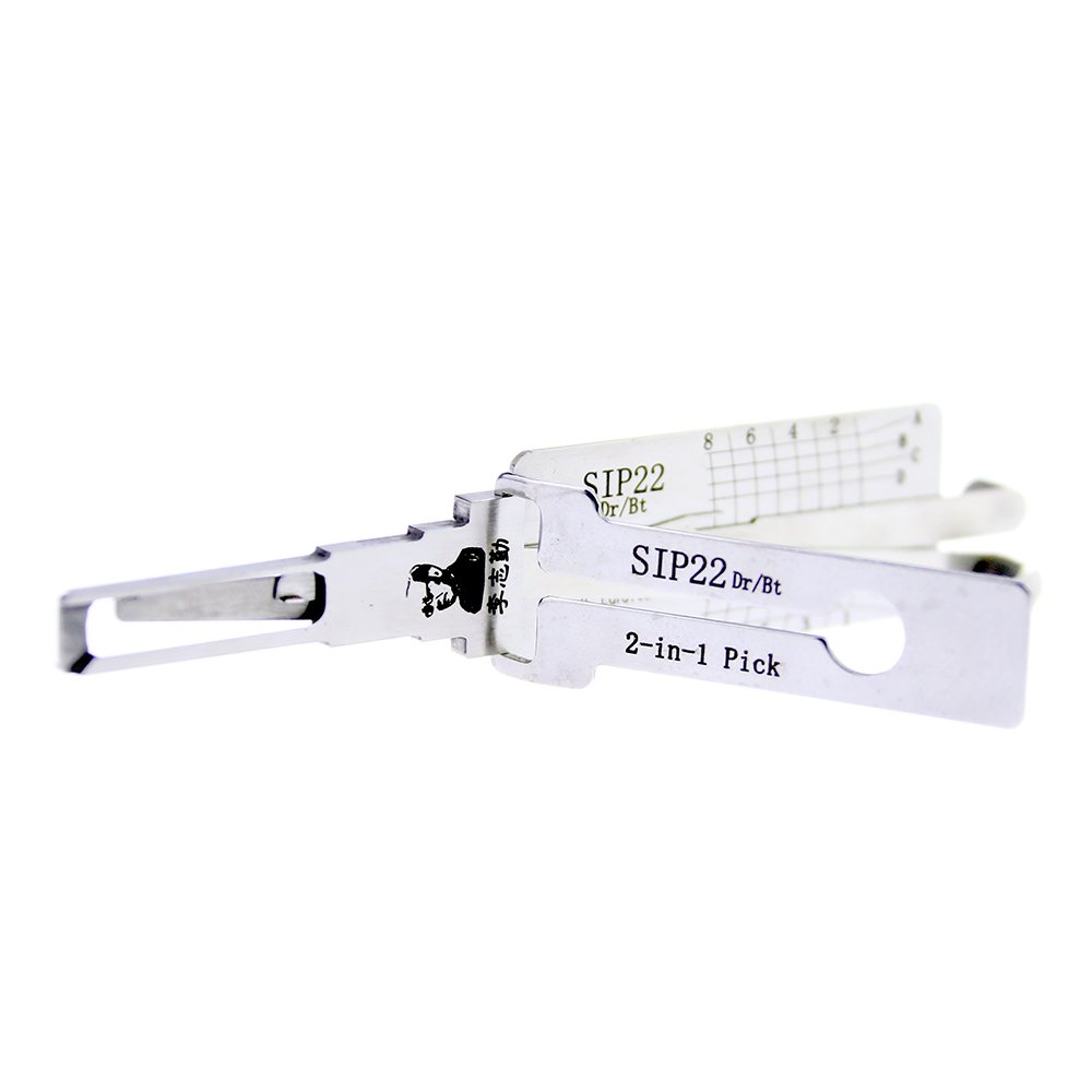 LiShi SIP22 2 in 1 Locksmith Tool decoder and lockpick Combination,Used for Fiat,Alfa Romeo,Mase-rati