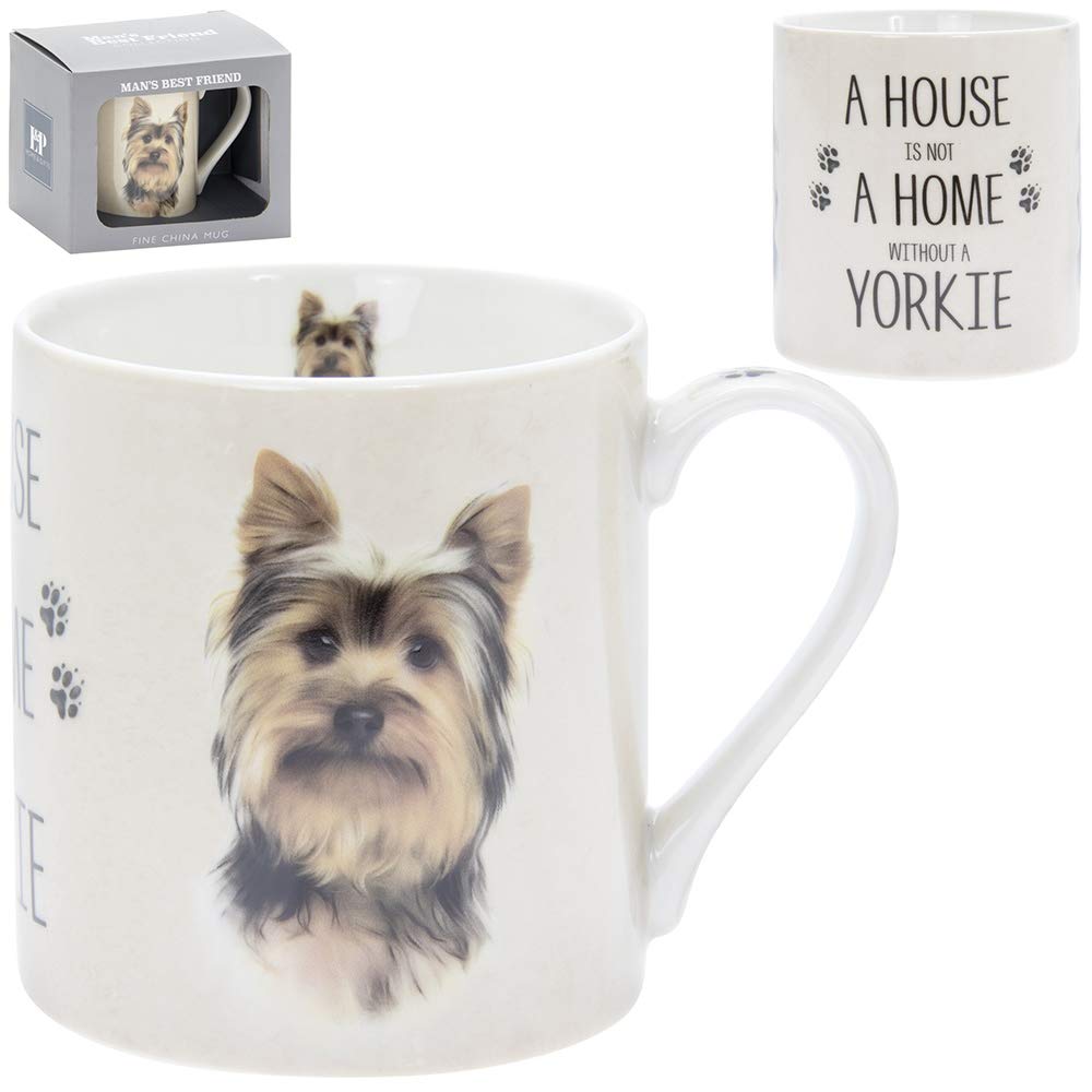 Fine China Yorkie Mug By Lesser & Pavey