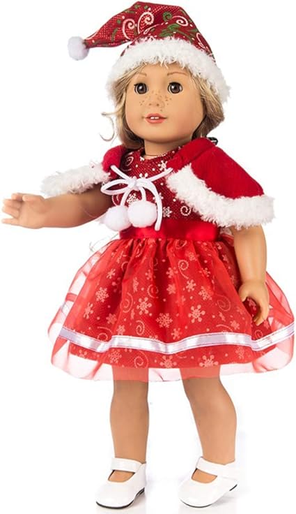 Teyiwei 18 Zoll Mini Weihnachten Puppe Kleid Hut Schal Set Amerikanische Madchen Puppen Rot Winter Kleidung Set Madchen Spielzeug Puppen Outfits Zubehor Geschenk Fur Weihnachten Amazon De Drogerie Korperpflege