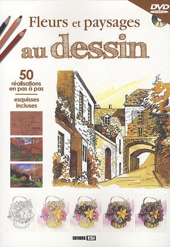 Fleurs et paysages au dessin