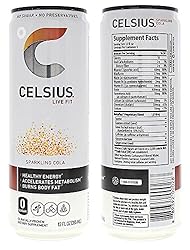 CELSIUS Fitness Drink Carbonated 5-Flavor Variety