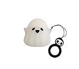 Airpods Case with Key Ring MEIQING 3D Ghost