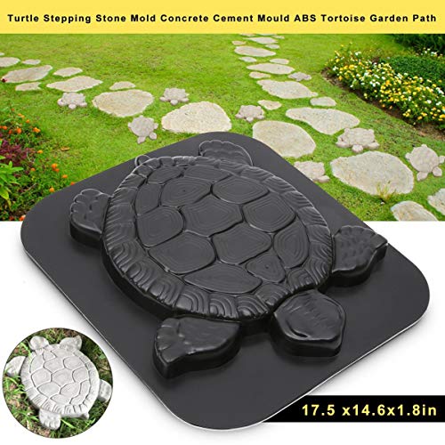 Turtle Stepping Stone Mold Concrete Cement Mould ABS Tortoise for Garden Path Walking Path Maker Mold Brick DIY Decor - Thumbnail 3
